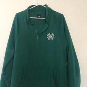 Vans pullover with zipper